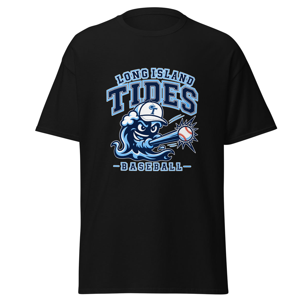 Classic | T-Shirt | Long Island Tides Baseball | Valor Logo