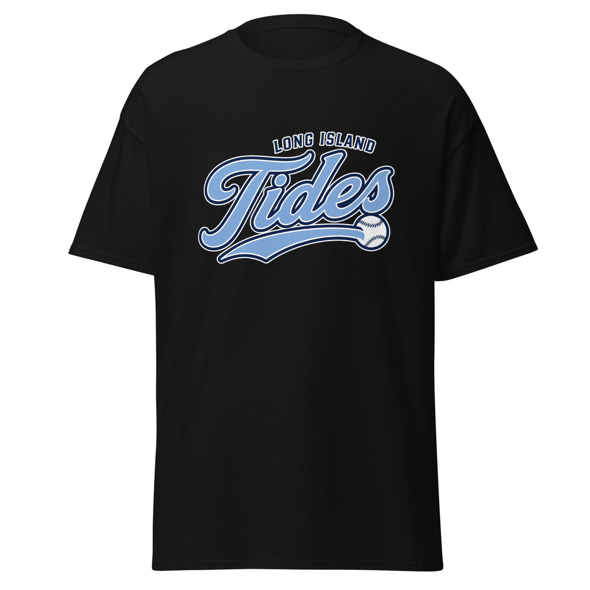 Classic | T-Shirt | Long Island Tides Baseball | Athletics Logo