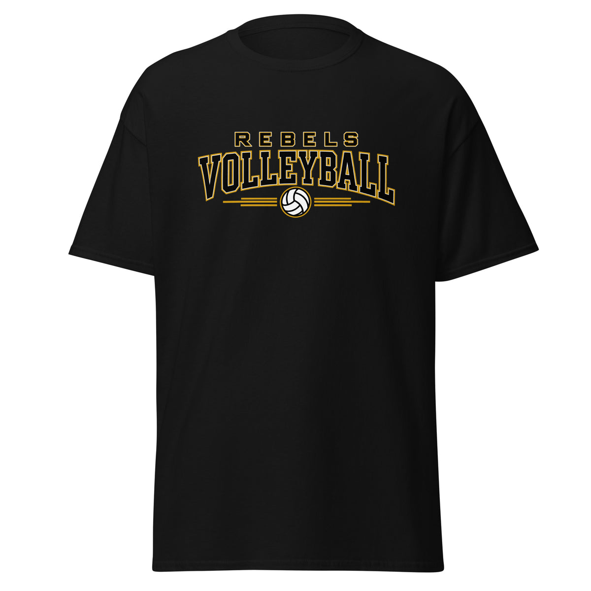 Classic | T-Shirt | Rebels Volleyball Club | Modern Script Logo