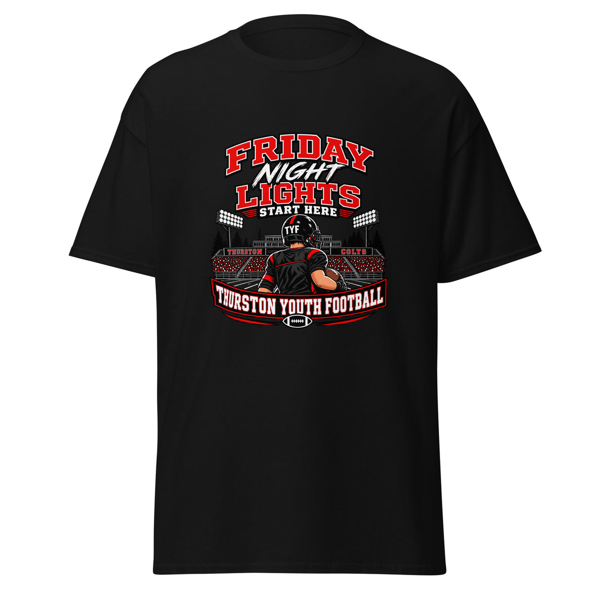 Classic | T-Shirt | Thurston Youth Football | Vanguard Logo