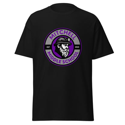 Classic | T-Shirt | Mitchell Middle School Softball | Badge Logo