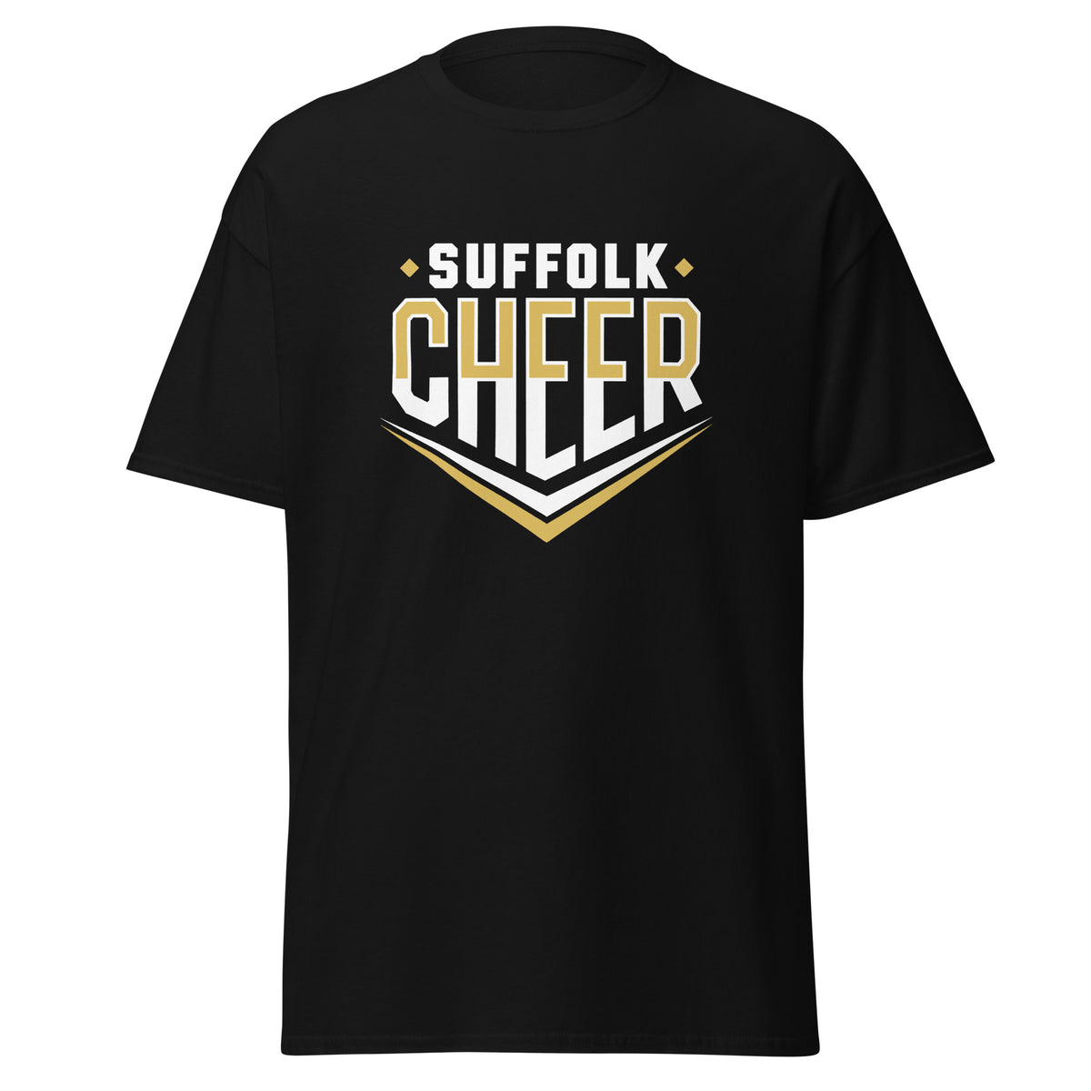 Classic | T-Shirt | Suffolk University Cheerleading | Emblem Logo