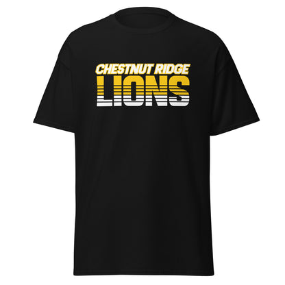 Classic | T-Shirt | Chestnut Ridge Lions Football | Script Logo