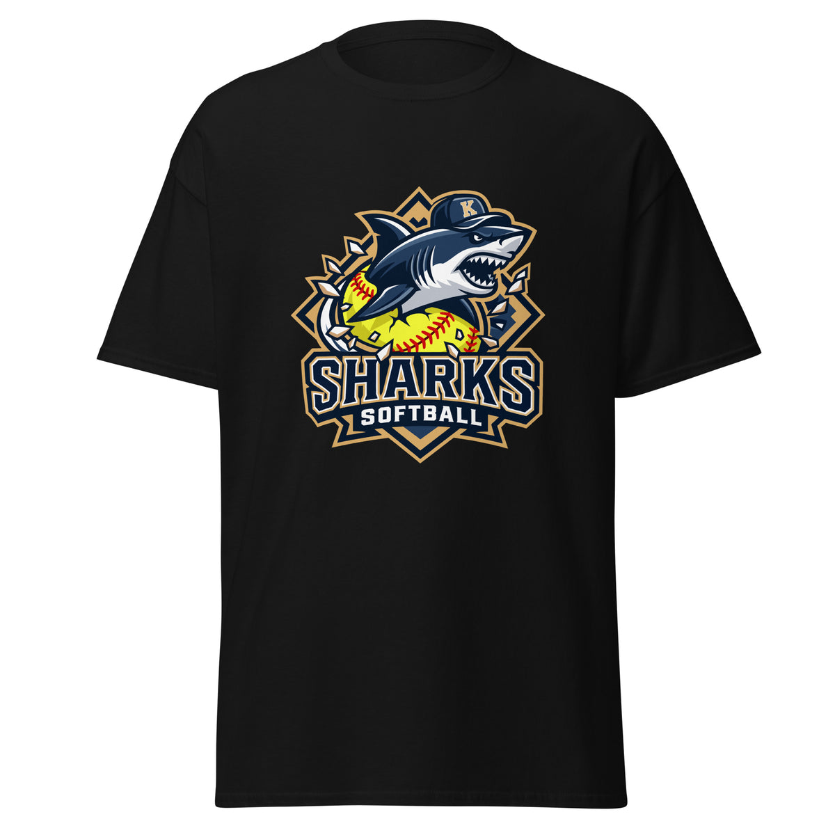 Classic | T-Shirt | Sharks Diamond Sports | Crest Logo