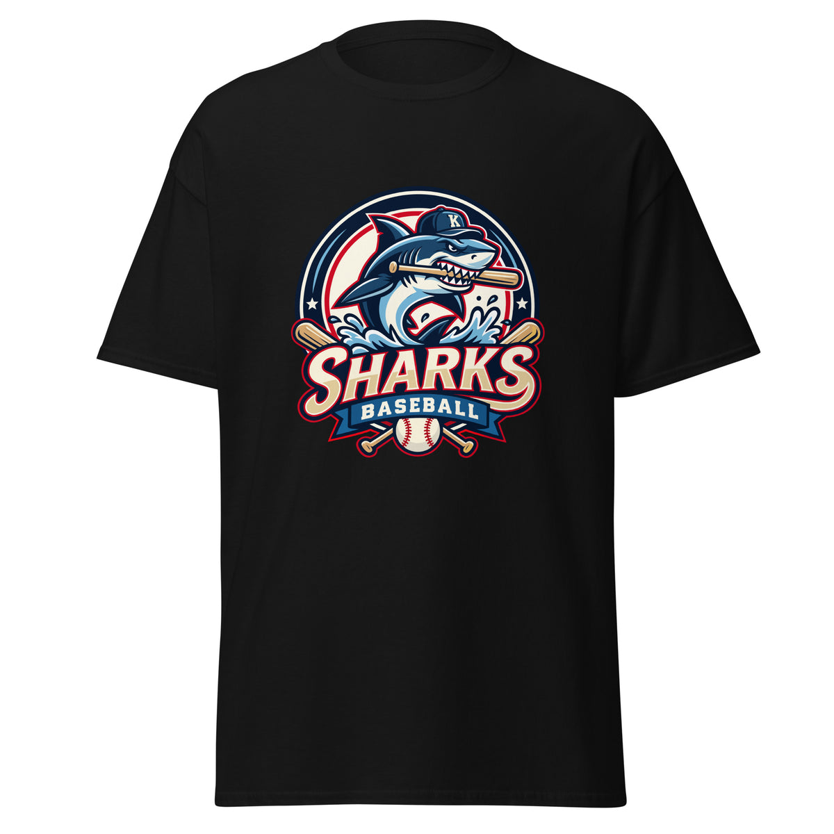 Classic | T-Shirt | Sharks Diamond Sports | Emblem Logo
