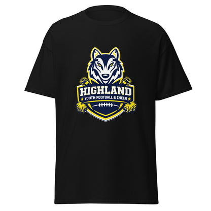 Classic | T-Shirt | Highland youth football and cheer | Emblem Logo