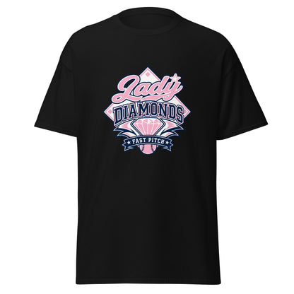 Classic | T-Shirt | Lady Diamonds | Emblem Logo
