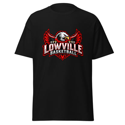Classic | T-Shirt | Lowville Girls Basketball | Emblem Logo