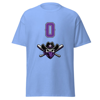 Classic | T-Shirt | Carolina Outlaws Baseball | Purple Renegades Logo