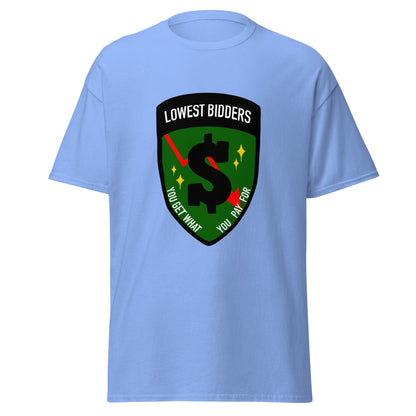 Classic | T-Shirt | The Lowest Bidders | Emblem Logo