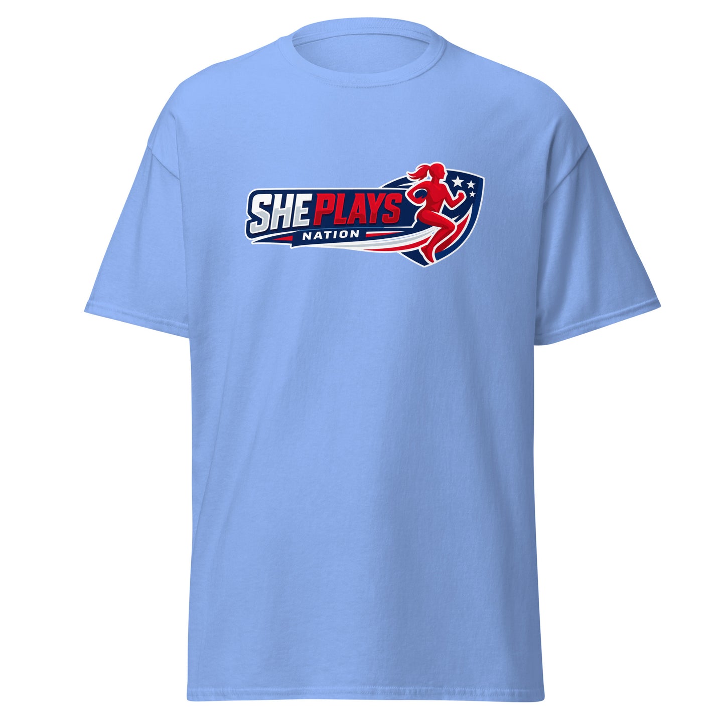 Classic | T-Shirt | She Plays Nation | Crest Logo