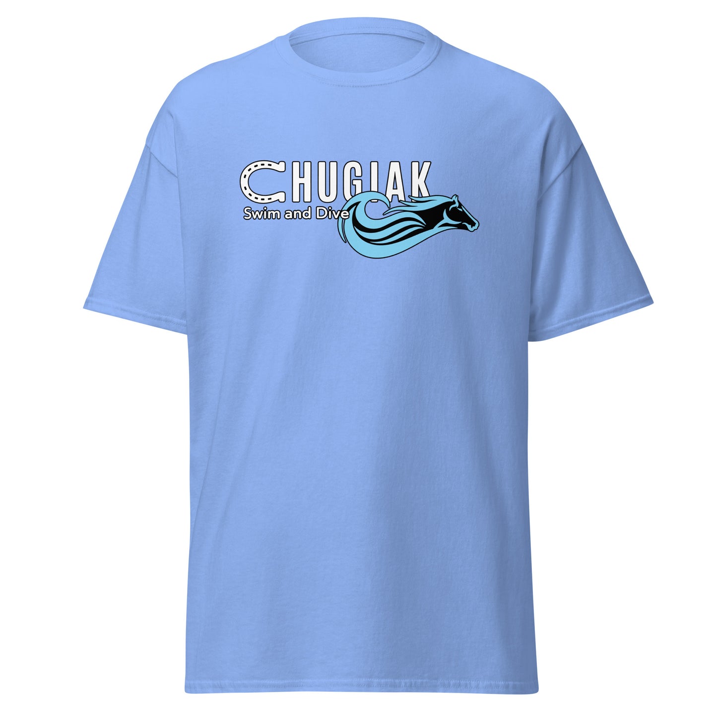 Classic | T-Shirt | Chugiak Mustang Swim & Dive | Emblem Logo