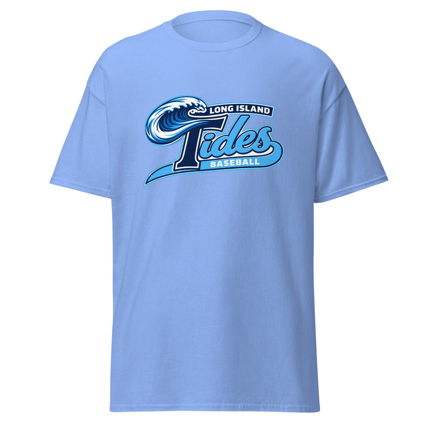 Classic | T-Shirt | Long Island Tides Baseball | Ironclad Tides Logo