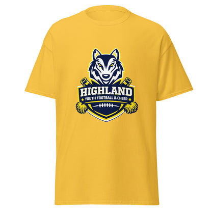 Classic | T-Shirt | Highland youth football and cheer | Emblem Logo