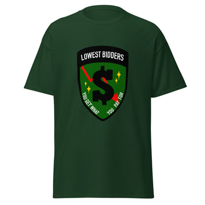 Classic | T-Shirt | The Lowest Bidders | Emblem Logo