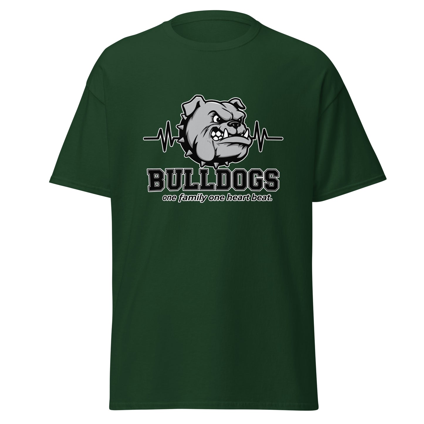 Classic | T-Shirt | Celina Recreational Football Black | Bulldogs Crest Logo