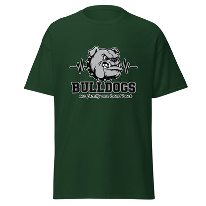 Classic | T-Shirt | Celina Recreational Football Black | Bulldogs Crest Logo