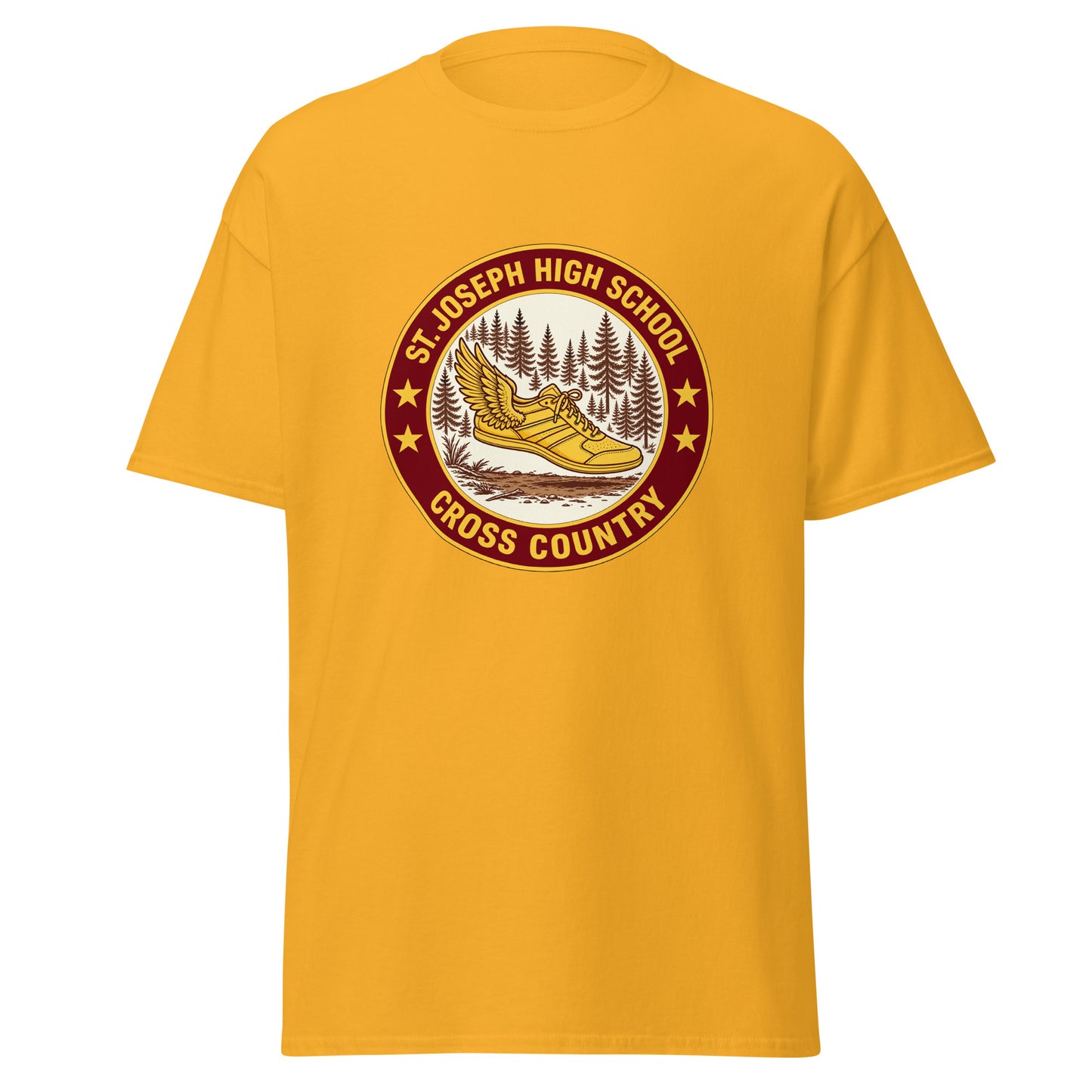 Classic | T-Shirt | St. Joseph High School - Cross Country | Badge Logo
