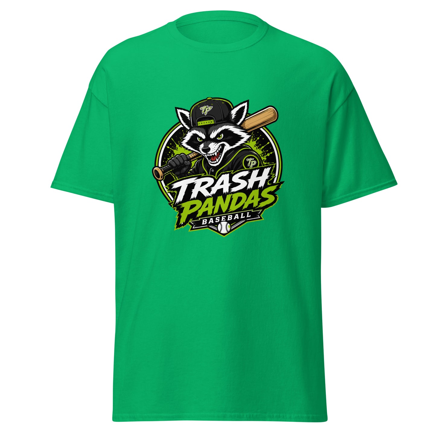 Classic | T-Shirt | Trash Pandas Baseball Organization | Mascot Logo