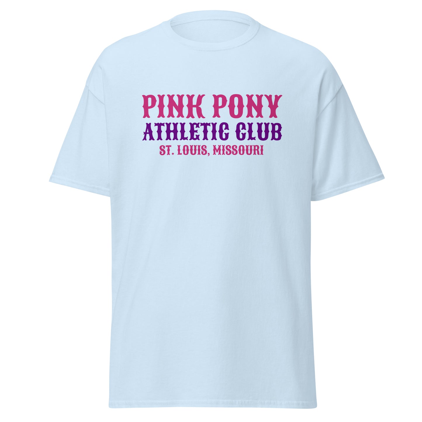 Classic | T-Shirt | Pink Pony Athletic Club | Athletic Wordmark Logo