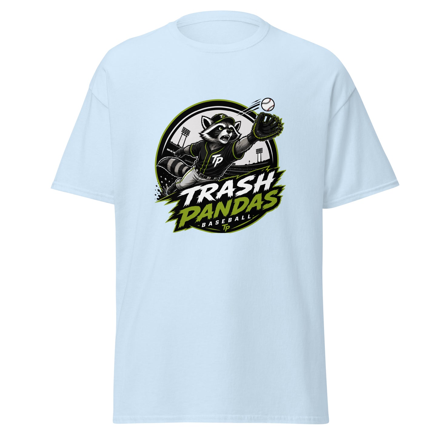Classic | T-Shirt | Trash Pandas Baseball Organization | Emblem Logo
