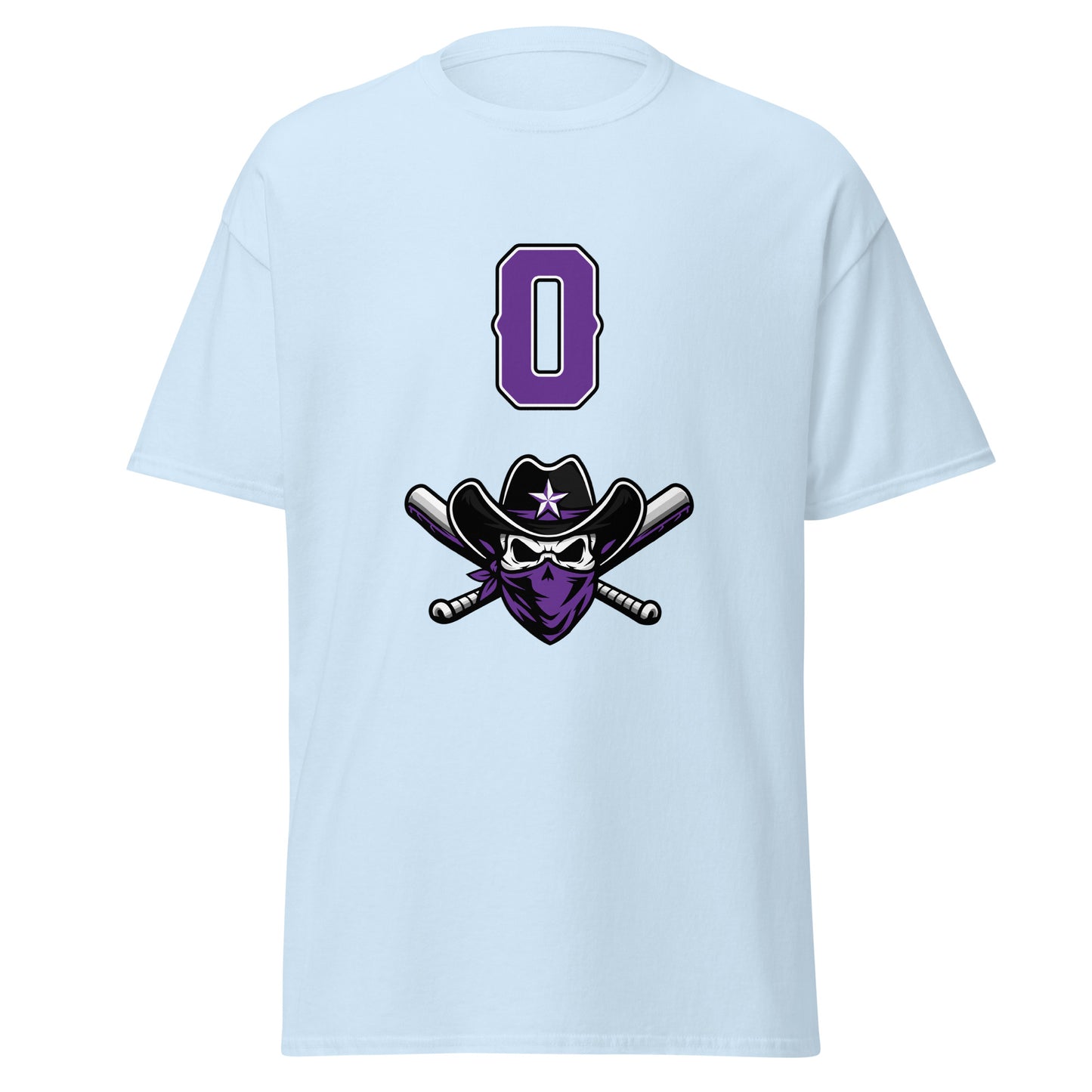 Classic | T-Shirt | Carolina Outlaws Baseball | Purple Renegades Logo