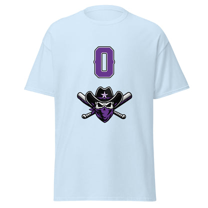 Classic | T-Shirt | Carolina Outlaws Baseball | Purple Renegades Logo