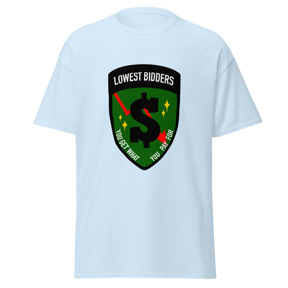 Classic | T-Shirt | The Lowest Bidders | Emblem Logo