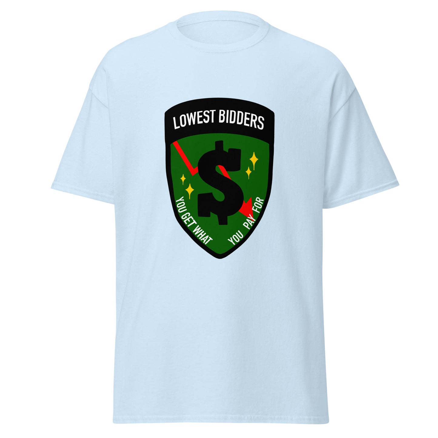 Classic | T-Shirt | The Lowest Bidders | Emblem Logo