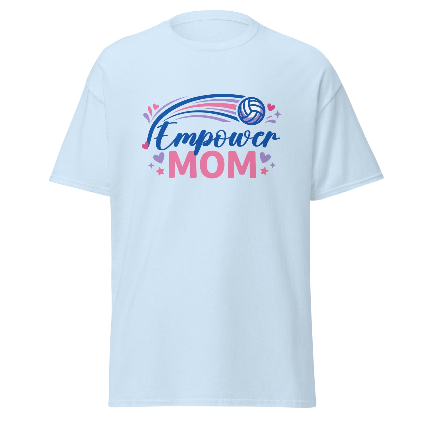 Classic | T-Shirt | Empower Volleyball Club | Mom Crest Logo