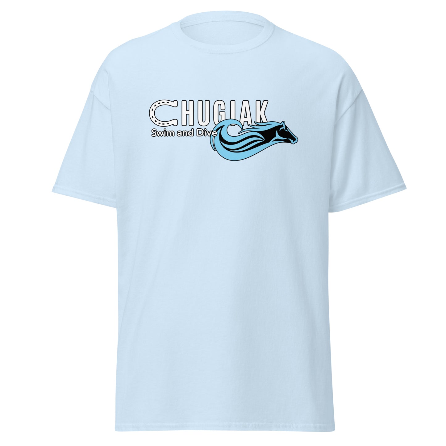 Classic | T-Shirt | Chugiak Mustang Swim & Dive | Emblem Logo