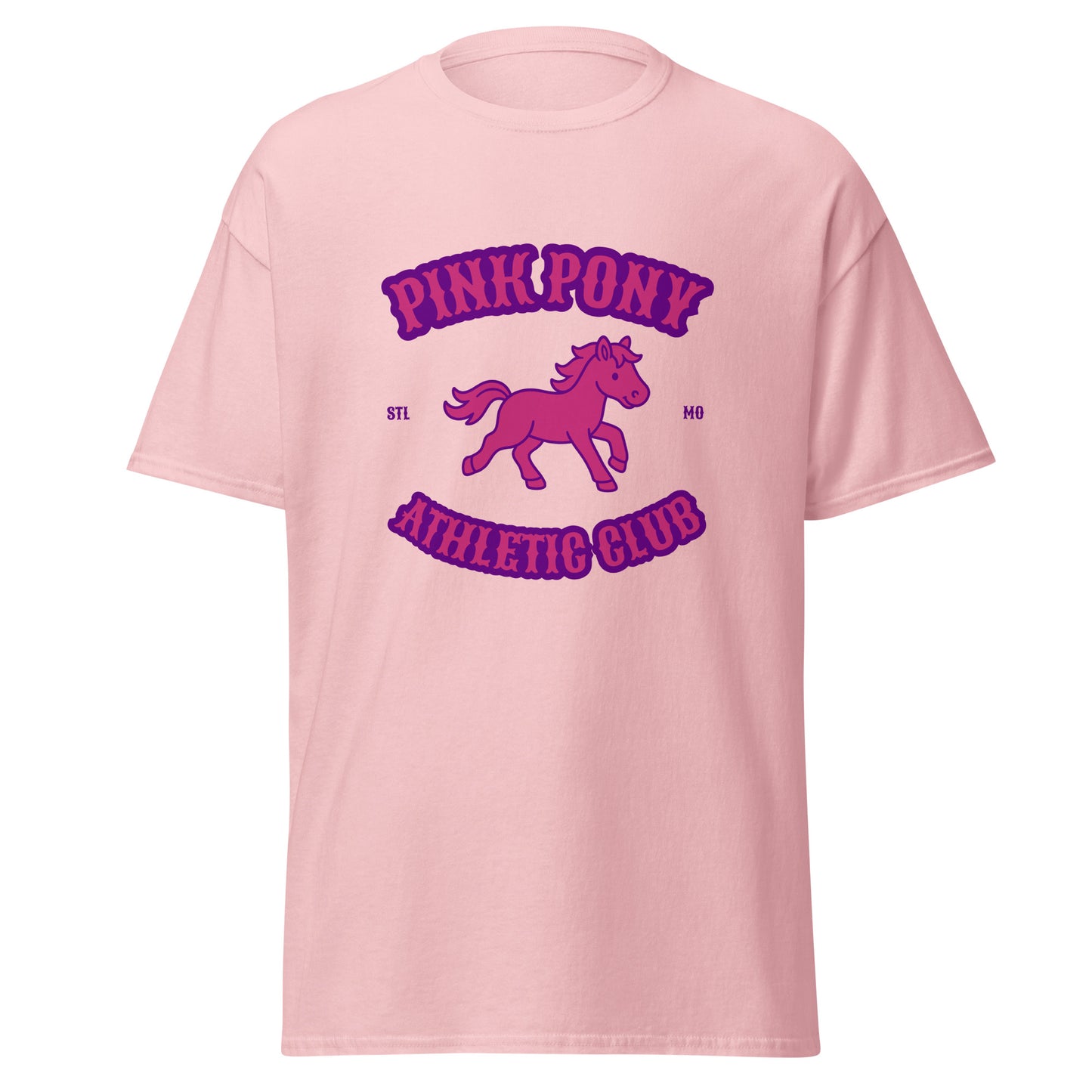 Classic | T-Shirt | Pink Pony Athletic Club | Crest Logo