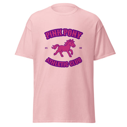 Classic | T-Shirt | Pink Pony Athletic Club | Crest Logo