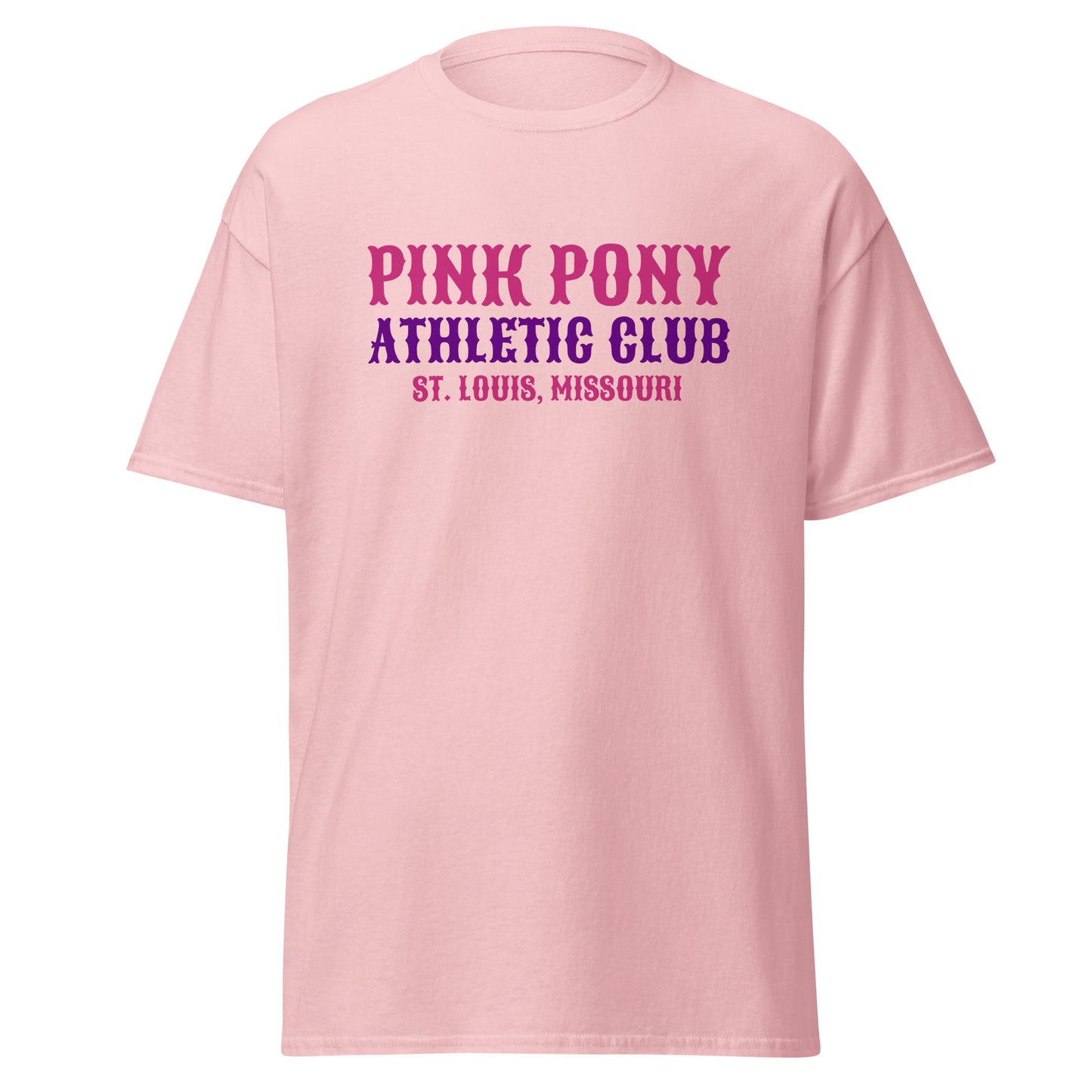 Classic | T-Shirt | Pink Pony Athletic Club | Athletic Wordmark Logo