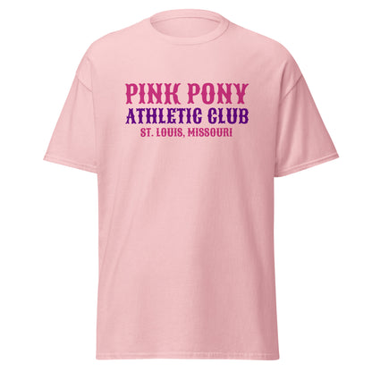 Classic | T-Shirt | Pink Pony Athletic Club | Athletic Wordmark Logo