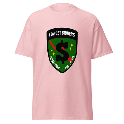 Classic | T-Shirt | The Lowest Bidders | Emblem Logo