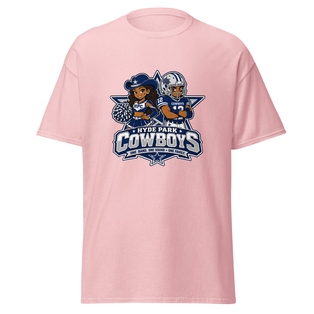 Classic | T-Shirt | Hyde Park Cowboys | Vanguard Logo