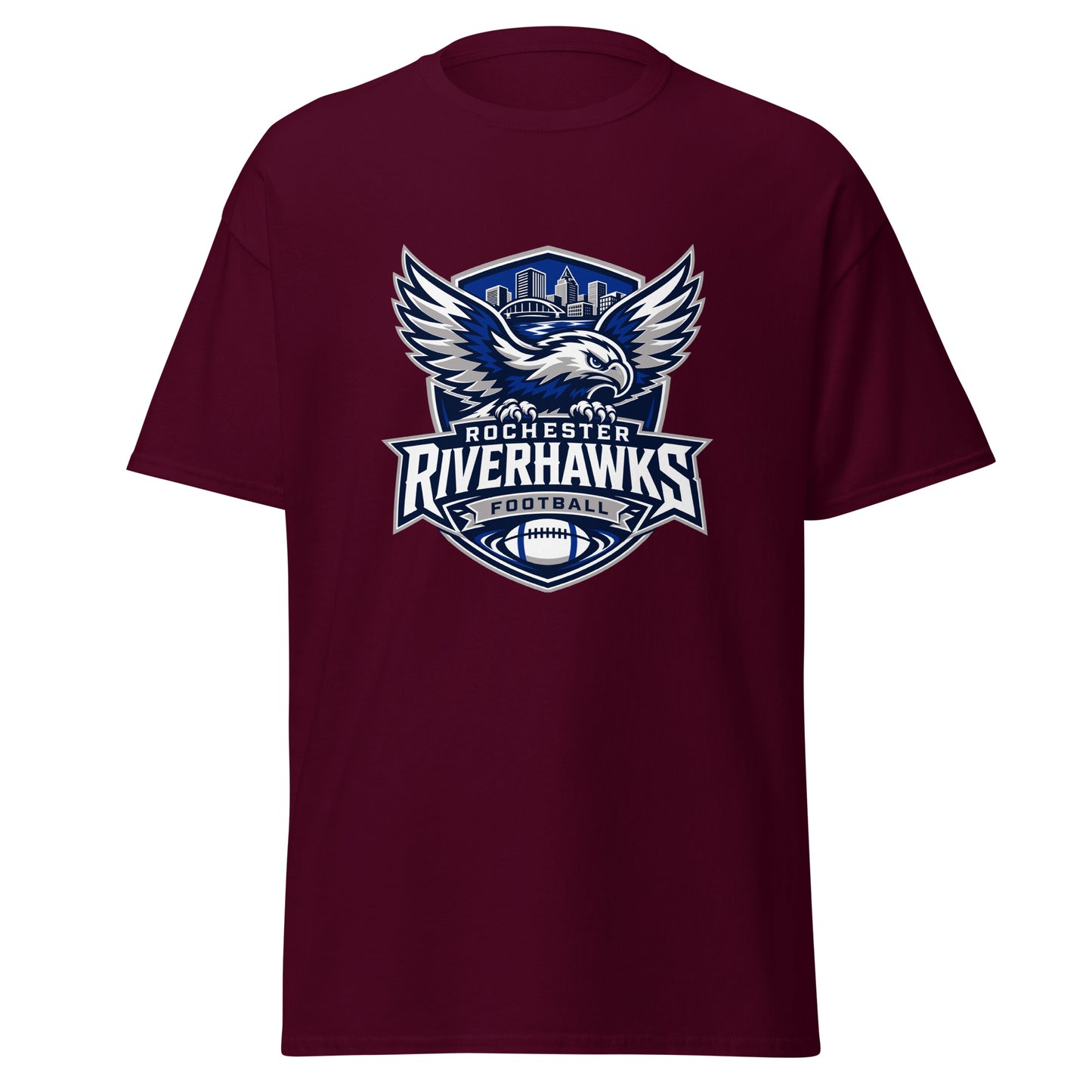 Classic | T-Shirt | Rochester Riverhawks | Shield Logo