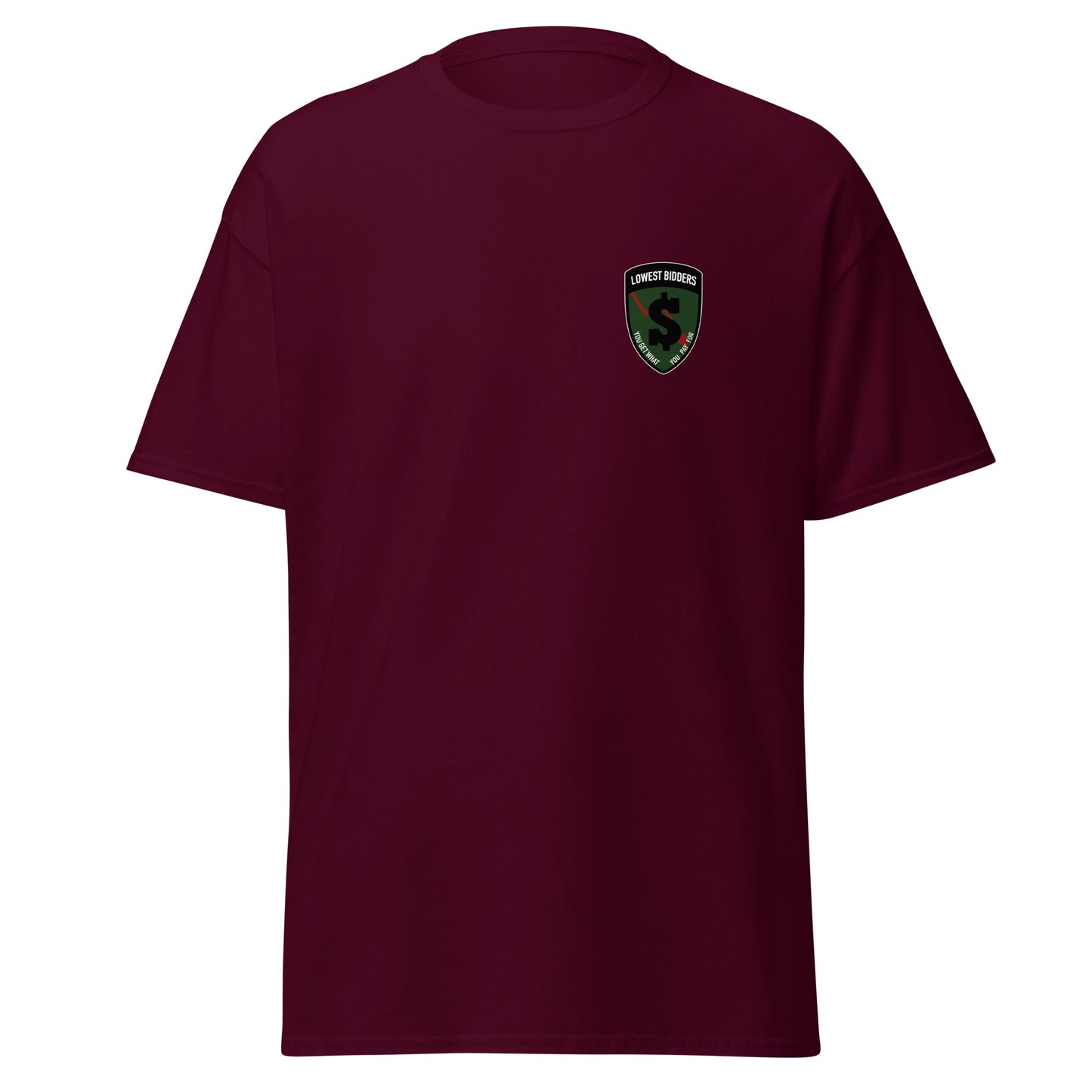 Classic | T-Shirt | The Lowest Bidders | Shield Logo