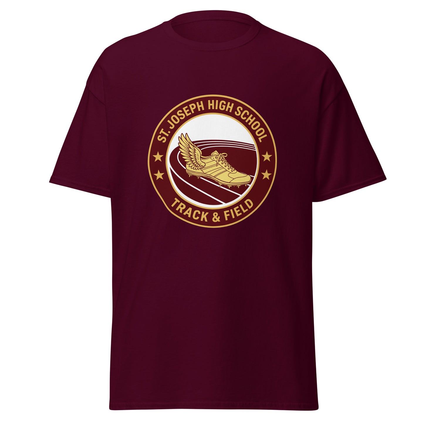 Classic | T-Shirt | St. Joseph High School - Track & Field | Badge Logo