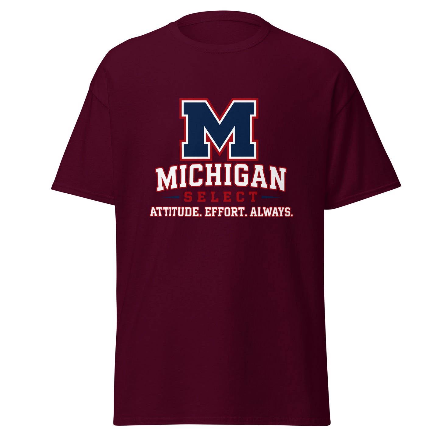 Classic | T-Shirt | Michigan Select Baseball | Crest Logo