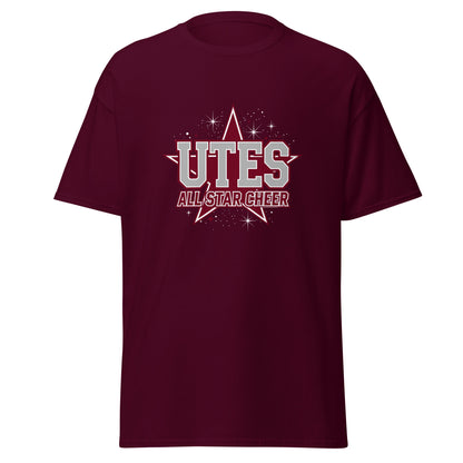 Classic | T-Shirt | Utes Allstar Cheer | Crest Logo