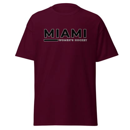 Classic | T-Shirt | Miami Women's Hockey | Lettermark Logo