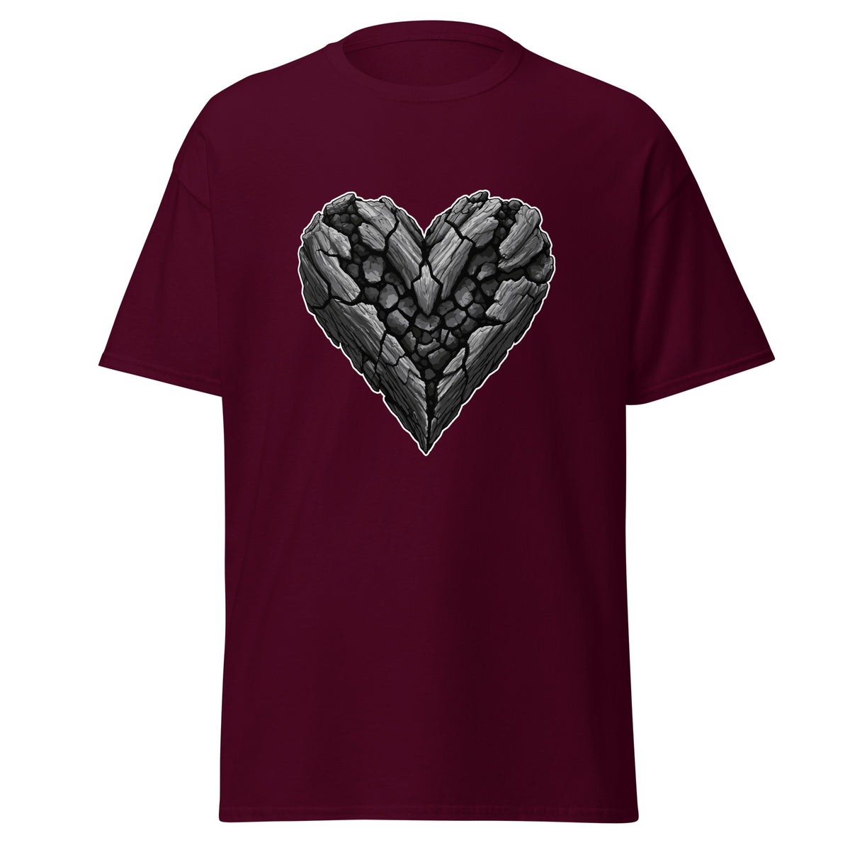 Classic | T-Shirt | Obsidian Heartbeat | Emblem Logo