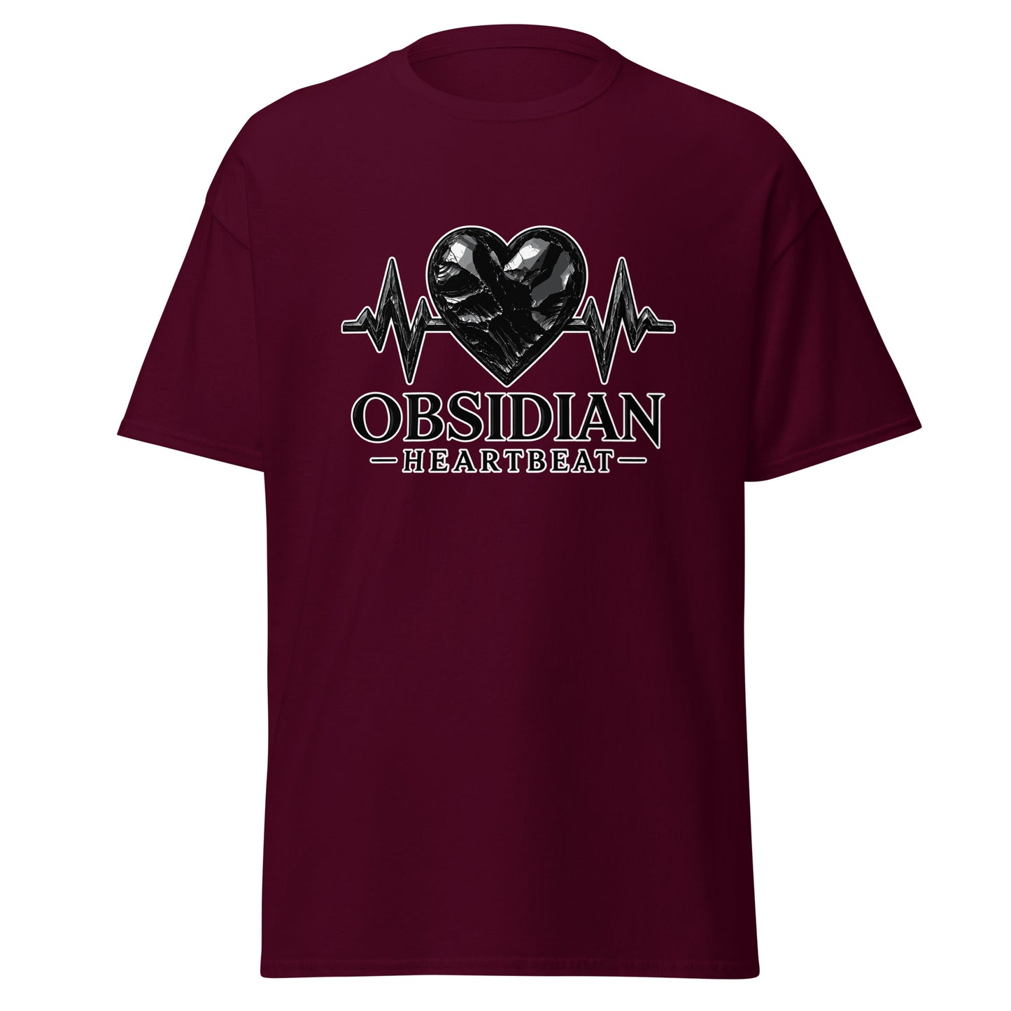 Classic | T-Shirt | Obsidian Heartbeat | Pulse Athletics Logo