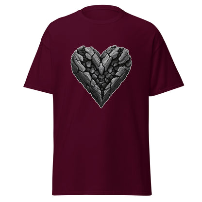 Classic | T-Shirt | Obsidian Heartbeat | Emblem Logo