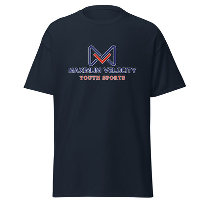 Classic | T-Shirt | Maximum Velocity Youth Sports | Emblem Logo