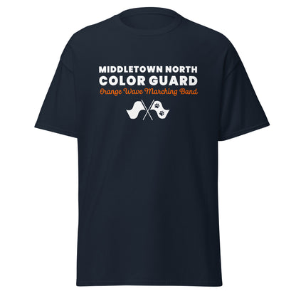 Classic | T-Shirt | Orange Wave Marching Band | Modern Script Logo