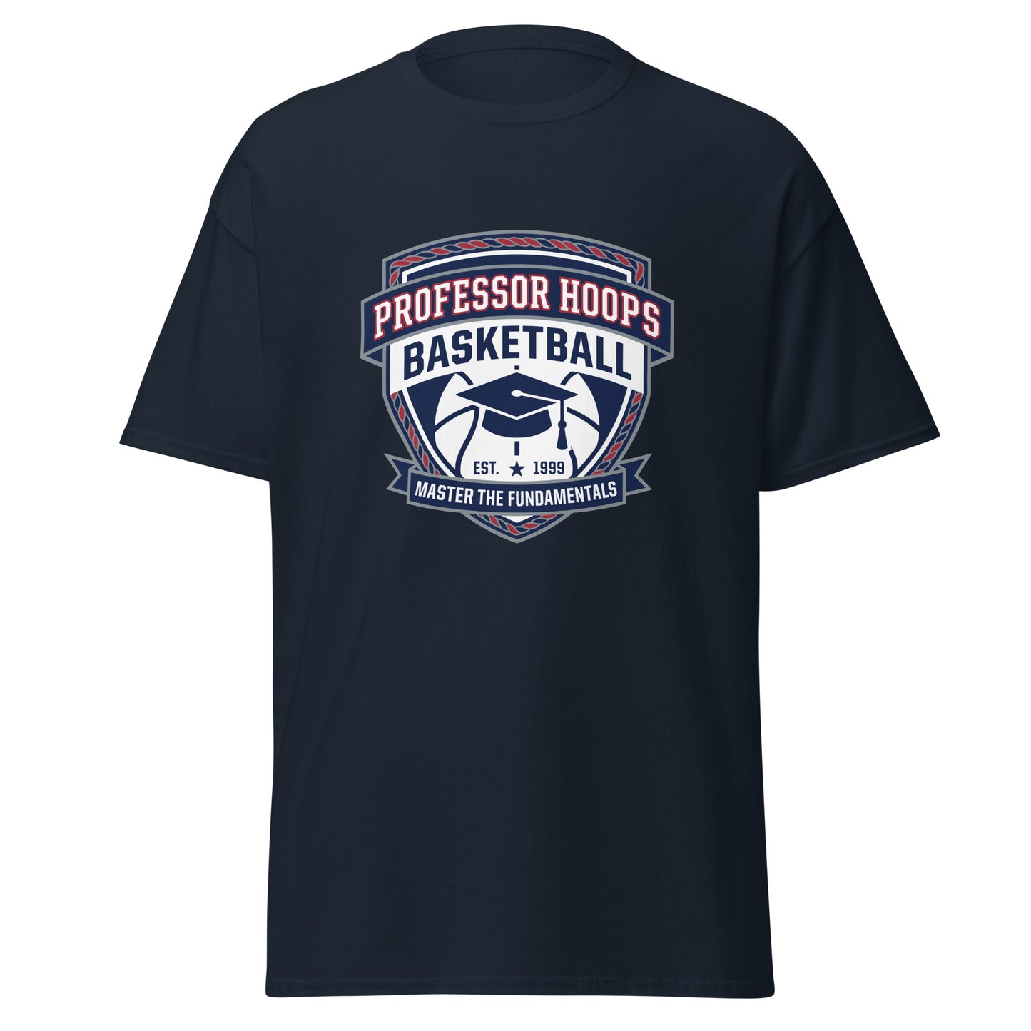 Classic | T-Shirt | Professor Hoops Basketball | Crest Logo
