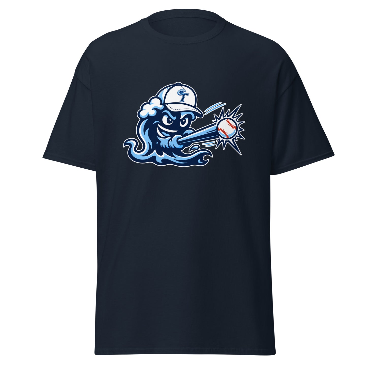 Classic | T-Shirt | Long Island Tides Baseball | Mascot Logo